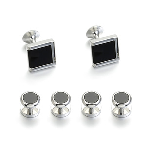 Korean Fashion Cufflinks Buttons European and American Men's Dress Cuff Studs French Cuff cufflinks