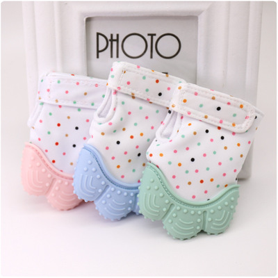 2020新品亚马逊热销牙婴儿硅胶牙胶手指套宝宝防咬硅胶磨牙手套|ms