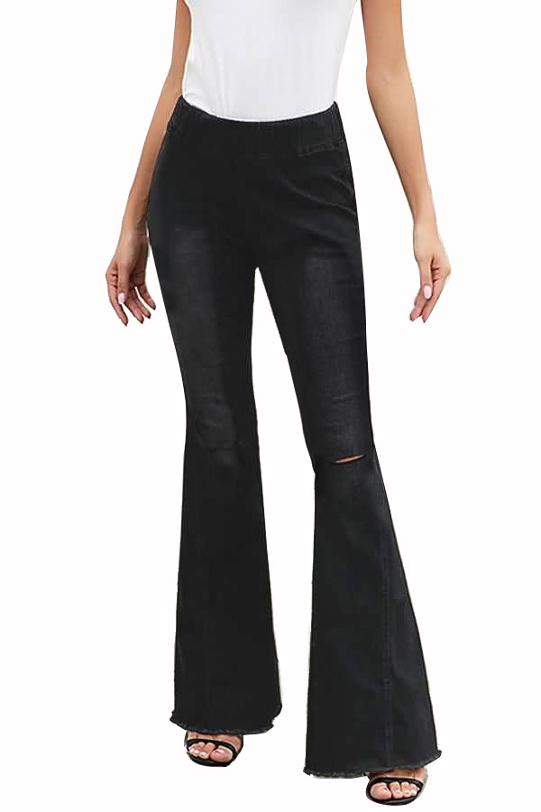 Jeans y jeans rotos, rectos y holgados._voghion.com