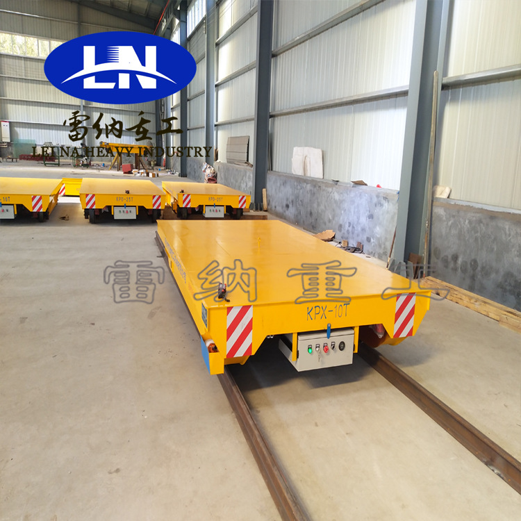 工业轨道送料平台周转搬运车 车间过跨物料转运蓄电池轨道平车