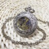 Big mechanical pocket watch solar-powered, necklace suitable for men and women, suitable for import