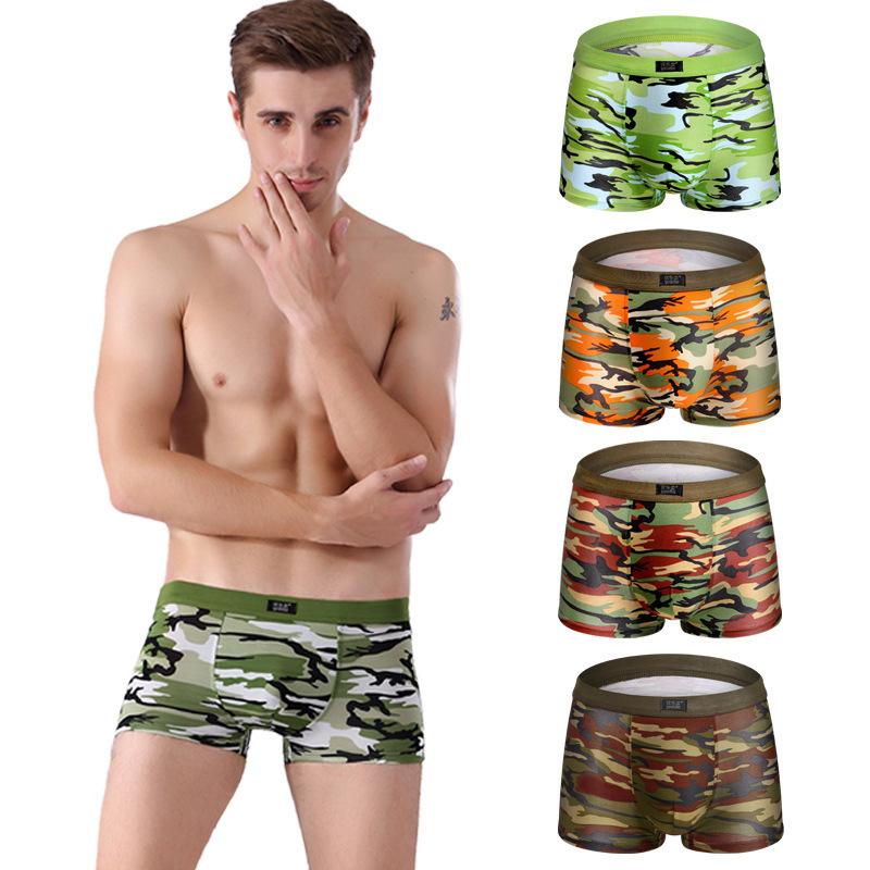 Camouflage underwear men's personality s...