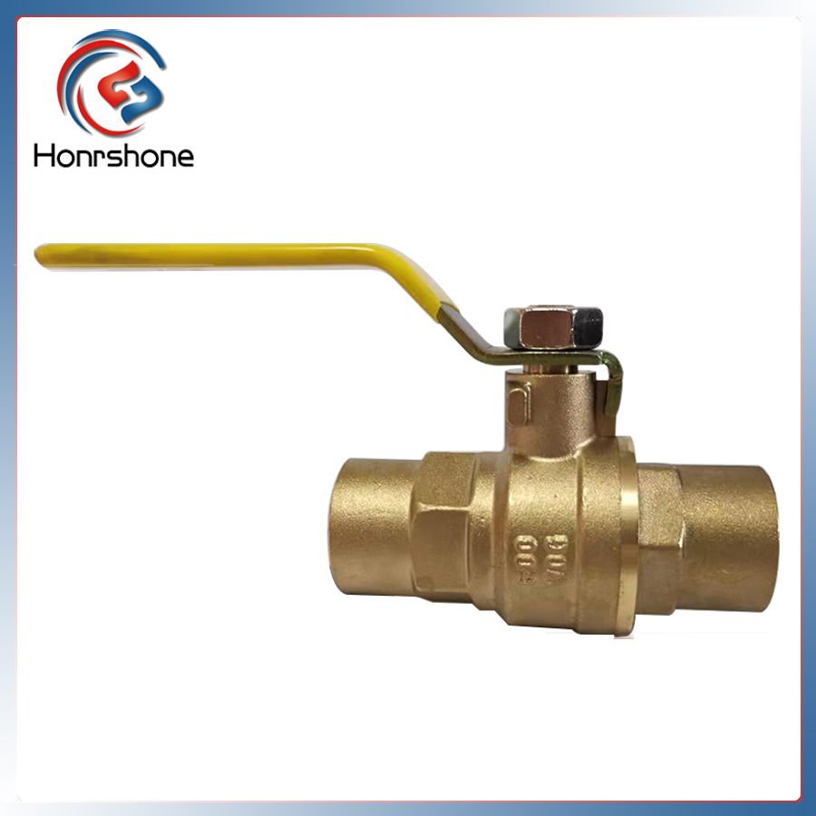 玉环阀门  600WOG黄铜焊接球阀 铁手柄美标铜球阀