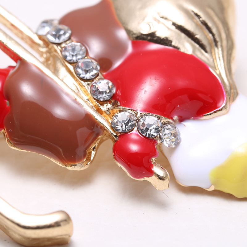 30g Weight Brooches Classification Daily Occasion Alloy Material Christmas Festival Human Pattern Women'S Gender Water Drop Design Fashion Style Fashion Pin Human Alloy Water Drop Women'S Brooches 23