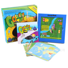 Nibobo奶宝宝环游世界商场版48关带抽屉拼图迷宫游戏儿童礼物玩具