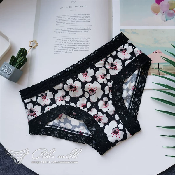 Black and white flower