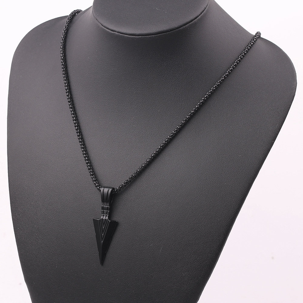 Retro Triangle Arrow Necklace Image 4