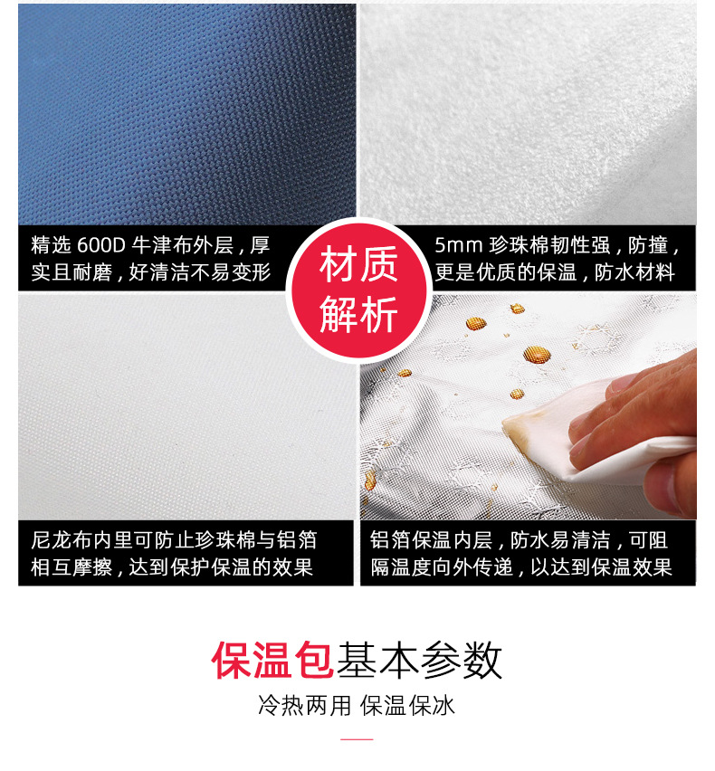 商务方形手提保温包