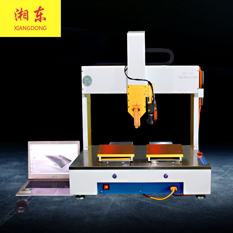 喷射阀点胶机油漆喷涂机三防漆涂覆机桌面式视觉定位点胶机