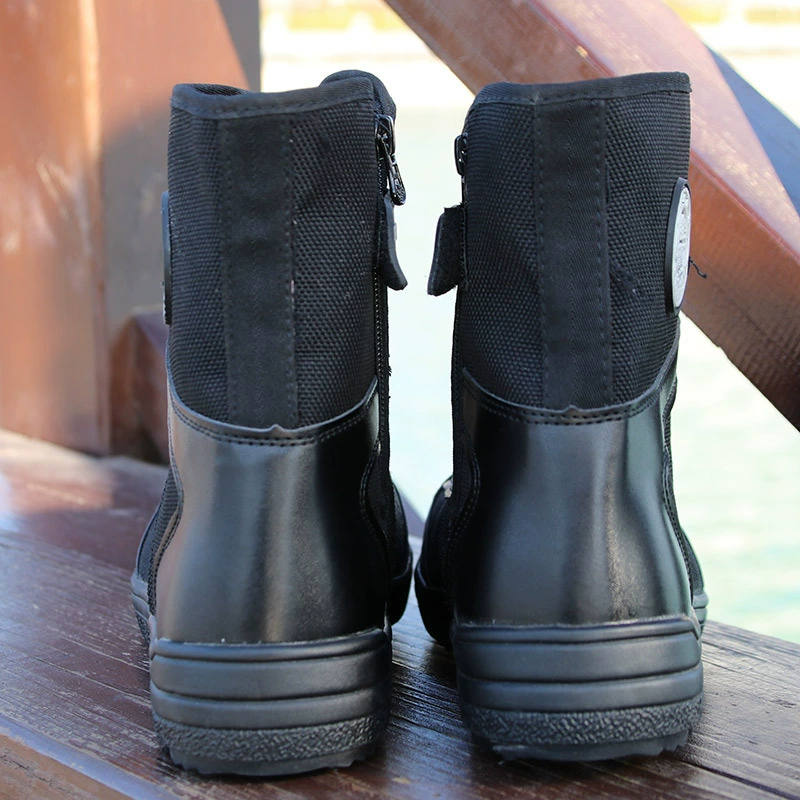 Прямая поставка с фабрики, тканевая дышащая износостойкая Нескользящая тренировочная обувь, уличная весенне-летняя Одиночная тренировочная обувь, специальная служебная обувь с высоким верхом