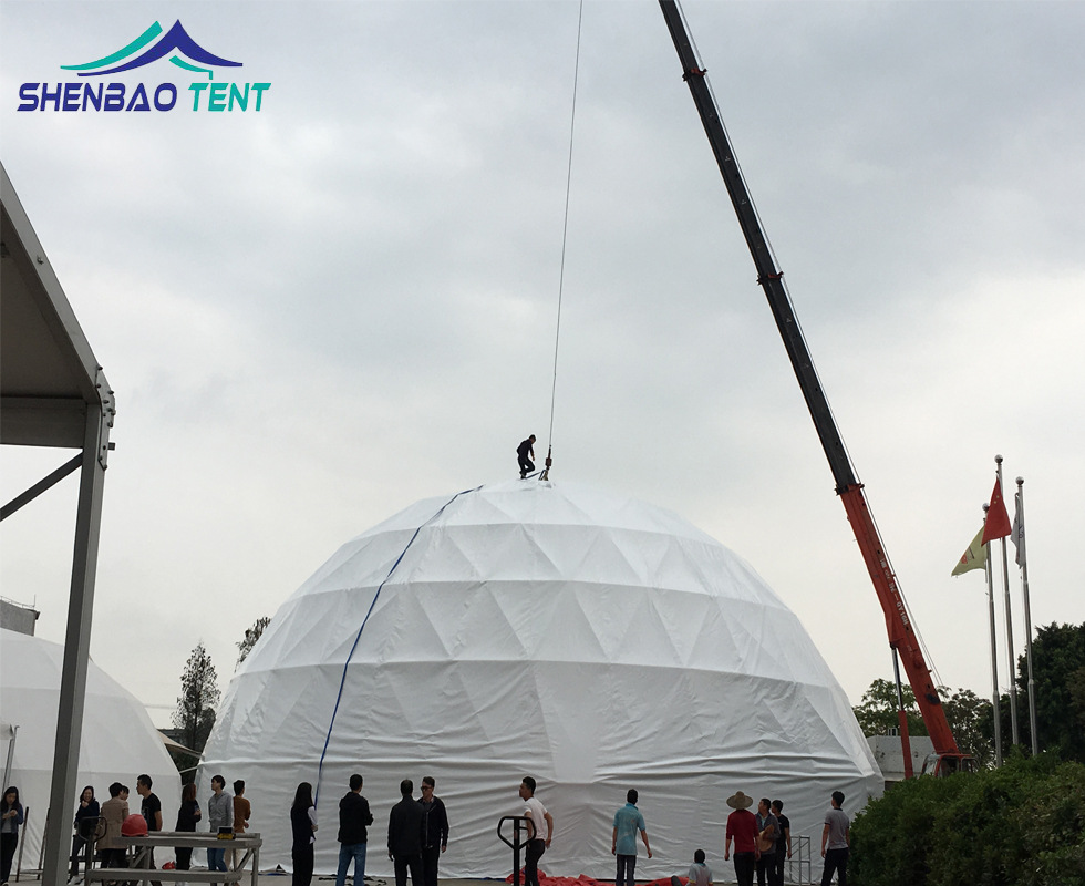 20米直径球形帐篷 户外展览晚会活动球形帐篷 厂家定制各尺寸帐篷