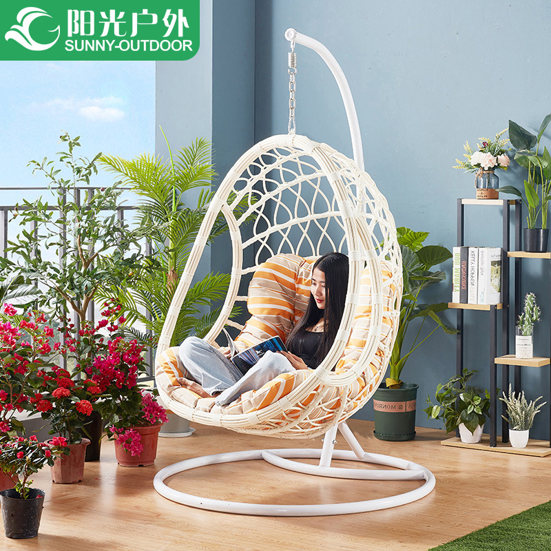 阳光户外吊篮藤椅室内吊椅家用鸟巢吊床秋千懒人椅阳台椅摇摇椅|ms