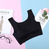 Japanese silk bra top, comfortable underwear, sports bra for yoga