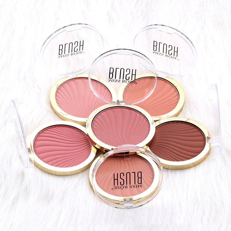 Fashion Six-color Matte Blush Repair Powder Brighten Skin Color Makeup display picture 7