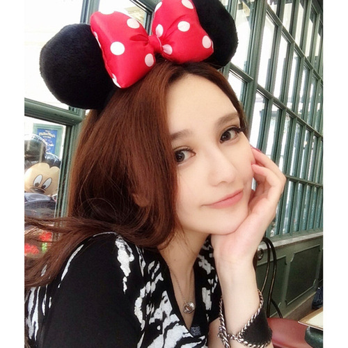 Prop DSN hair tie, bow hair tie Minnie Mickey hair tie, manufacturer of children and adult hair accessories and decorations