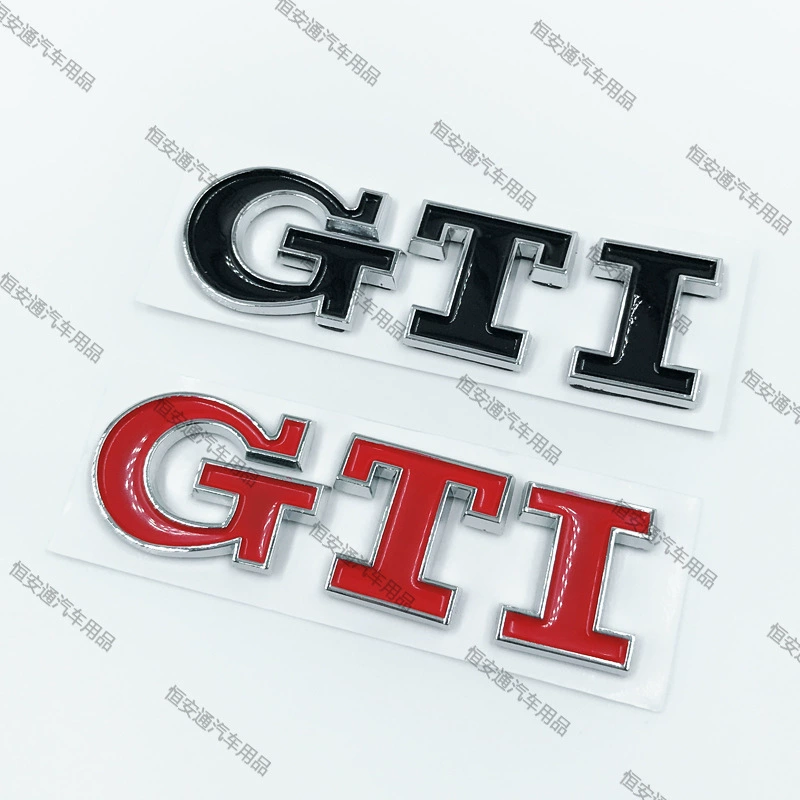 Подходит для Polo Golf 6 GTI, эмблема для тюнинга задней части, знак GTI, ABS-материал