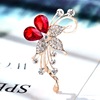 High-end metal universal brooch lapel pin, pin from pearl, accessory, Korean style, wholesale