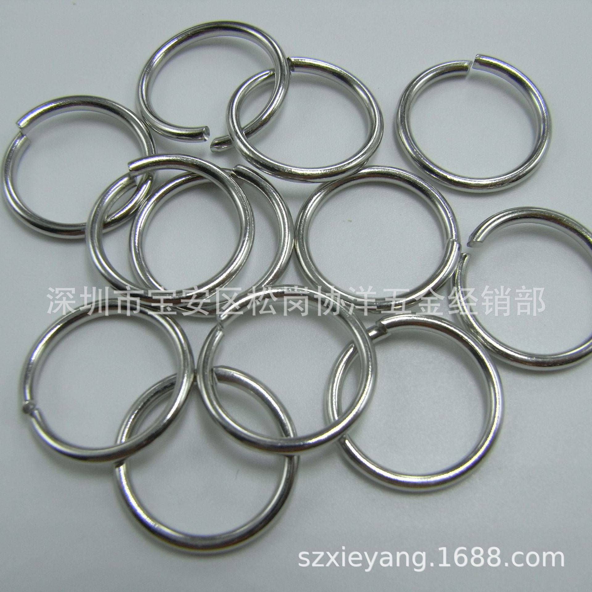 厂家直销开口单圈C圈闭口圈环,铜,铁,铝,饰品连接小圆圈孖圈双圈-阿里巴巴