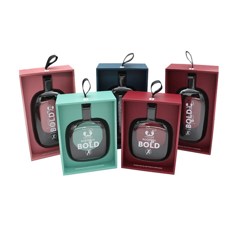 厂家定制蓝牙音响精美手工盒透明吸塑罩设计EVA内托包装盒
