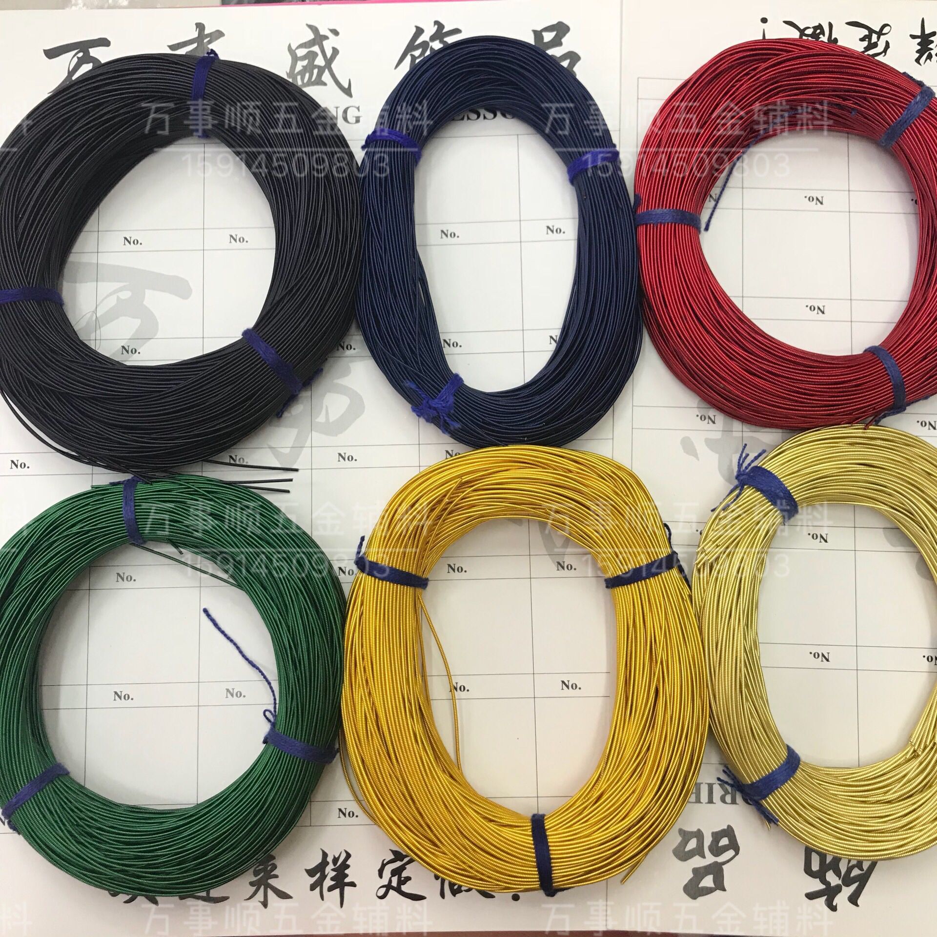印度丝 圆软丝 圆硬丝 扁丝 方丝 金属丝绣花线 金属弹簧丝材料