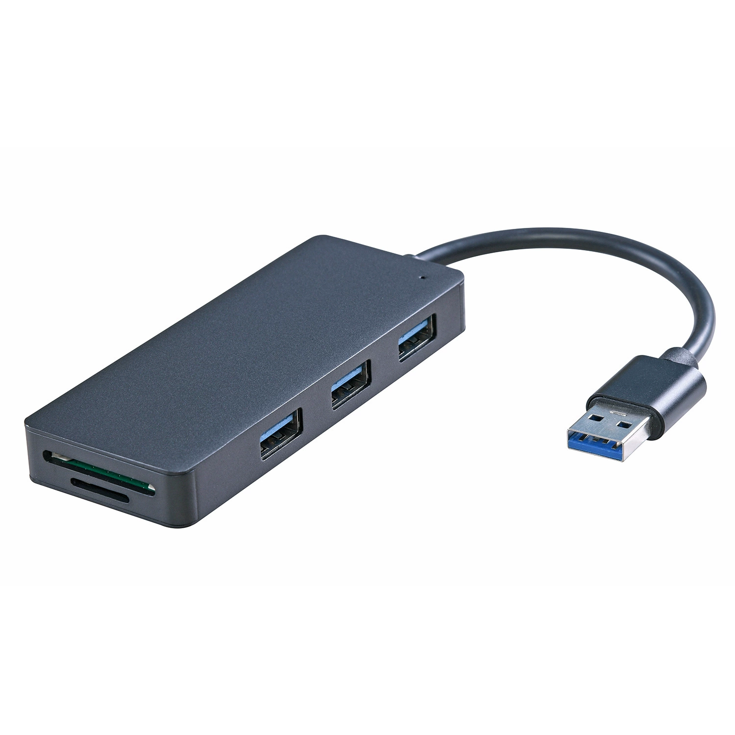 USB 3.0 HUB кард-ридер хаб расширение док-станция с SD/TF и Micro USB порт питания