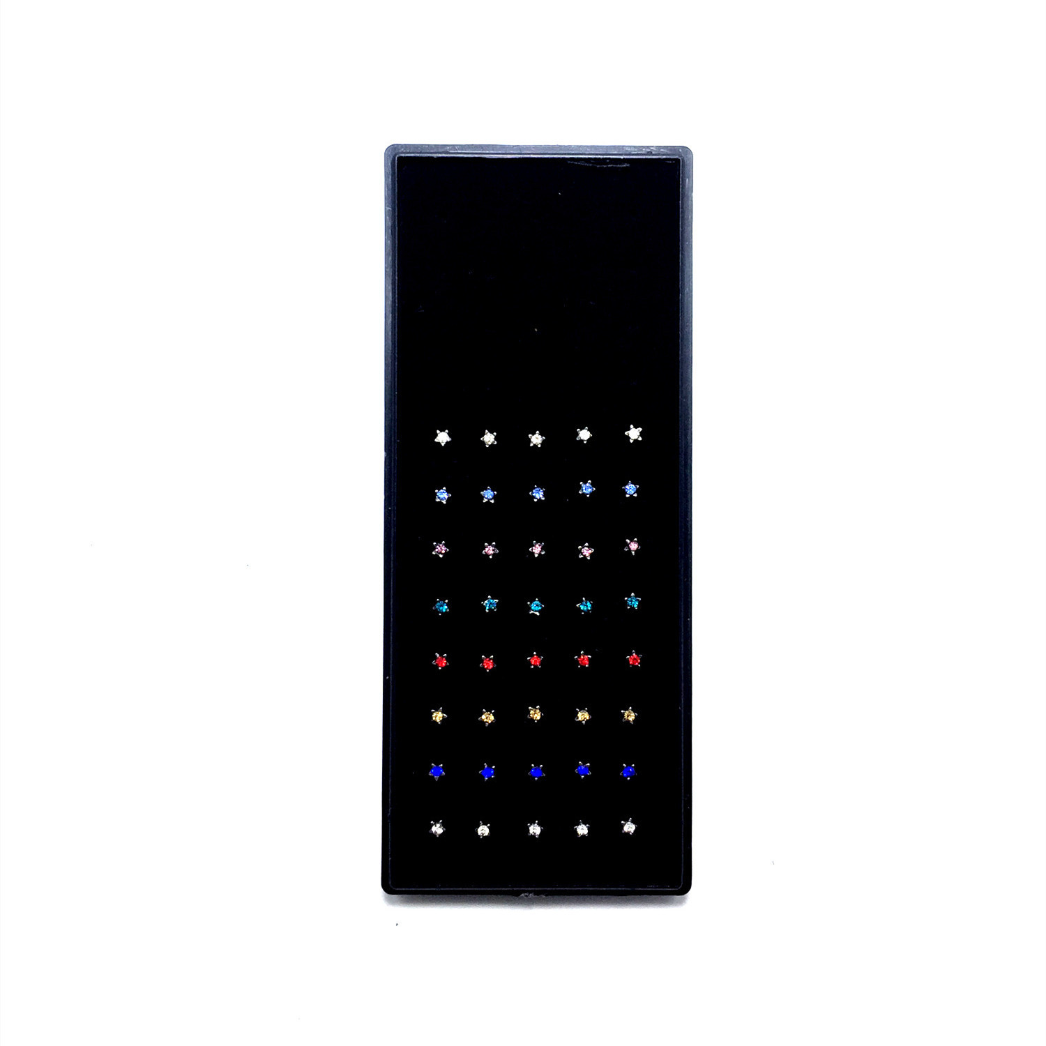 Five-pointed star Peach Plum blossom Nose nail Stainless steel Nose nail Manufactor Direct selling Nose nail box-packed Nose nail Hot pin