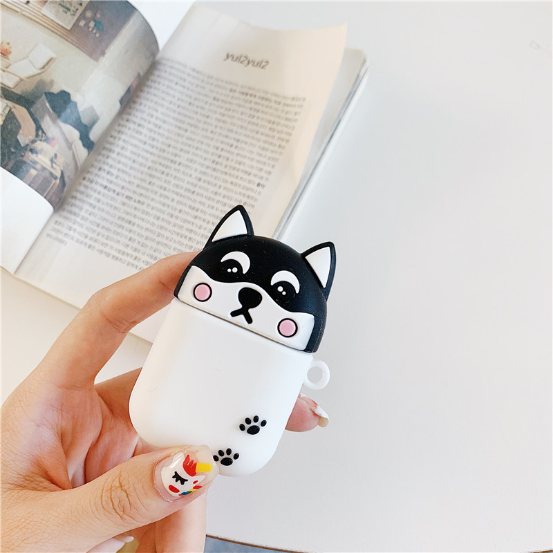 Cute Shiba Inu Silicone Protective Cover For Airpods2 Wholesale Nihaojewelry display picture 9