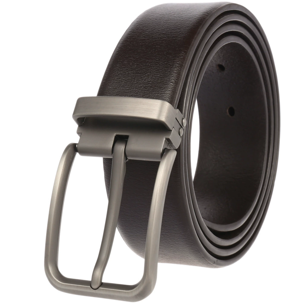 Leather belt for leisure, genuine leather