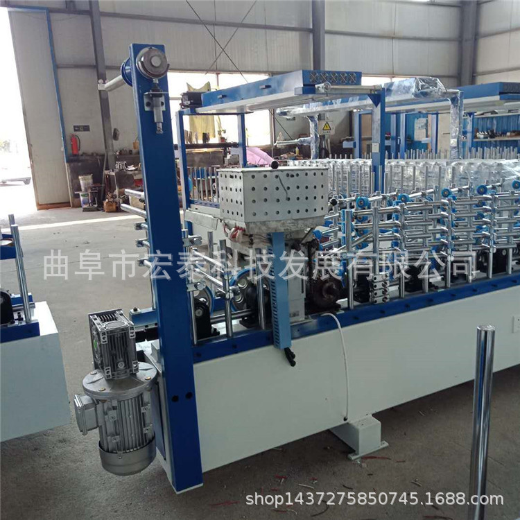 宏泰300型pvc包覆机  木纹纸包覆机移门型材包覆机