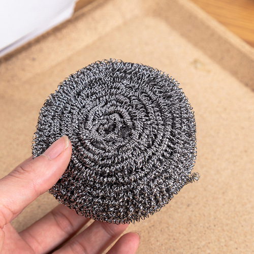 Large 36g stainless steel cleaning ball, household cleaning ball for dishwashing and pot washing, 12 bags of mesh steel wire balls