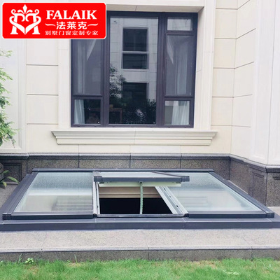 法莱克 铝合金电动天窗 电动采光排烟天窗 阳光房天窗 斜屋顶天窗