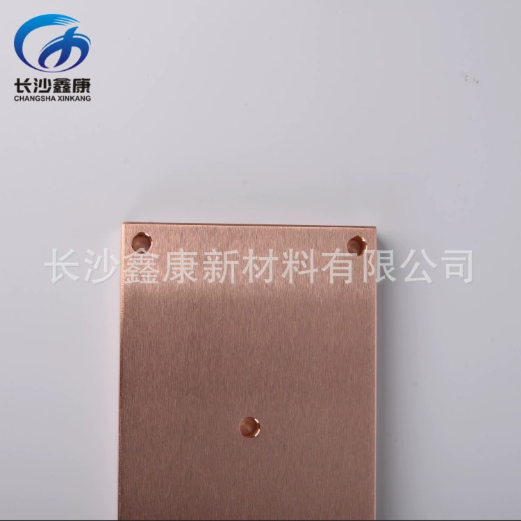 3n5 copper back plate is used to bind the target high heat conductable can customize magnetic control sputtering target copper back plate