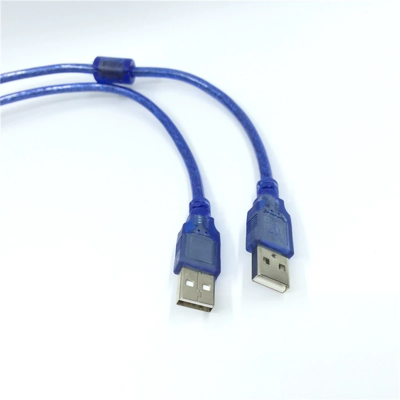 Высокоскоростной USB2.0 дата-кабель штекер A — штекер A, с магнитным кольцом, для компьютера/жёсткого диска, длина 1.5 м