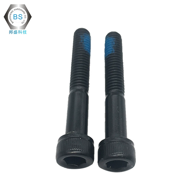 Винт с шестигранной цилиндрической головкой механическое оборудование черный винт с головкой чашки из углеродистой стали класса 8,8 фиксированные детали