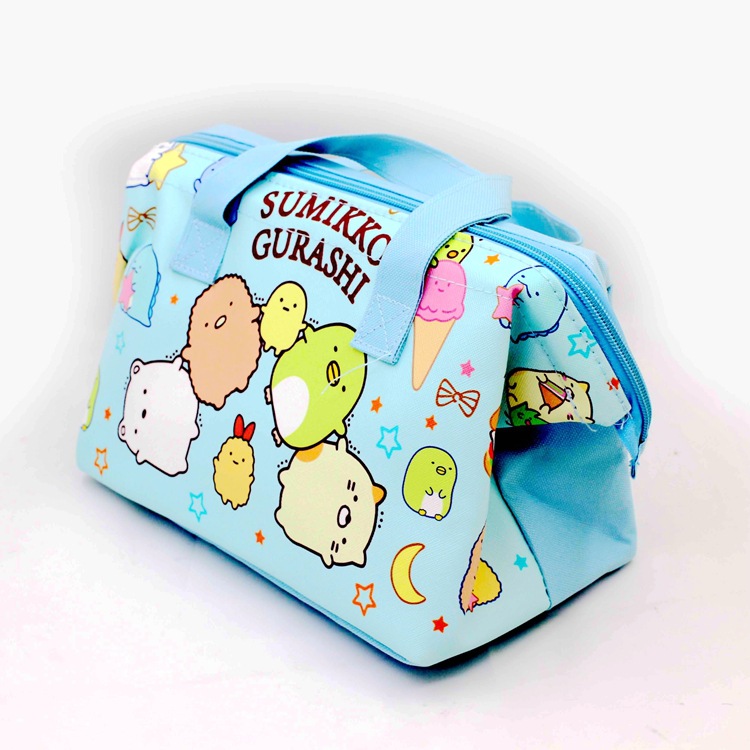 日系团子生物卡通动漫PU皮革保温袋手拎包雪糕包饭盒包|ms