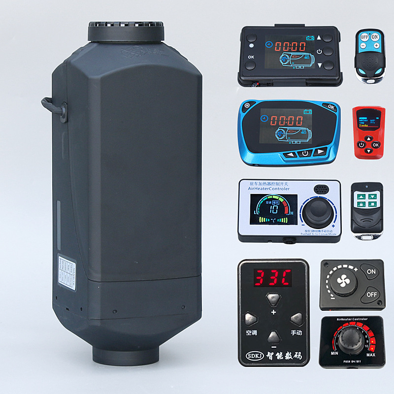 Parking heater English version factory cross-border heating car firewood heating 5kw parking fuel air heater 12V