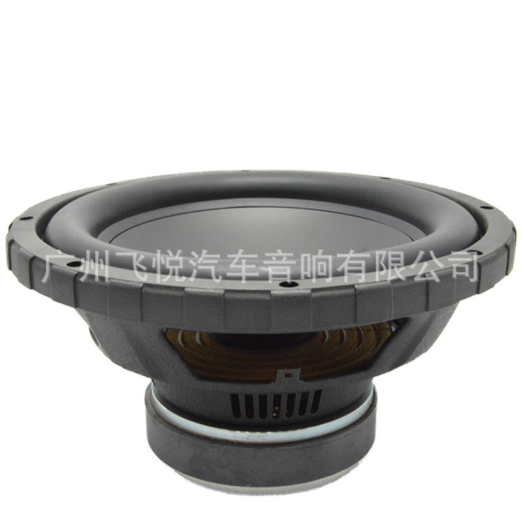 Manufacturer Supplies Hifine 10inch Single Magnetic Mono Coil Car Bass Speaker Car Audio Modified Subwoofer