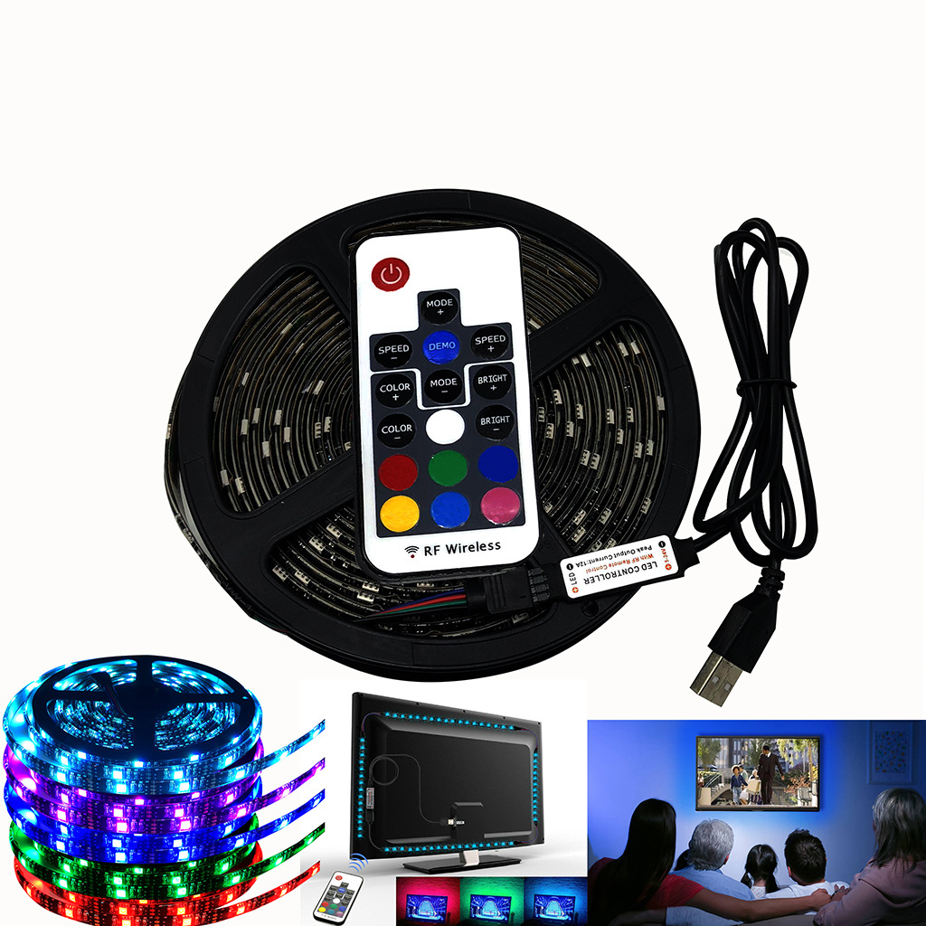 LED lamp with USB5V light with light bar USB wire TV backlight bar…