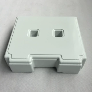 东莞迪泰生产白色带孔外壳 ABS/PP/亚克力厚板吸塑/塑料外壳纹路