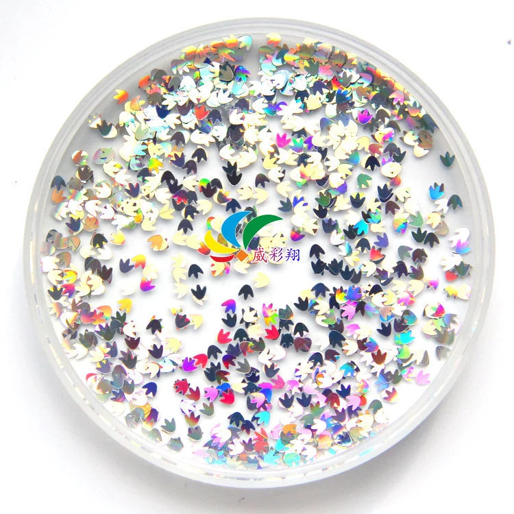 Wholesale of gold onion powder, sequins, hexagonal heart, five-pointed star, irregular-shaped laser colored PET sequins, nail gold powder and glitter powder pic 100