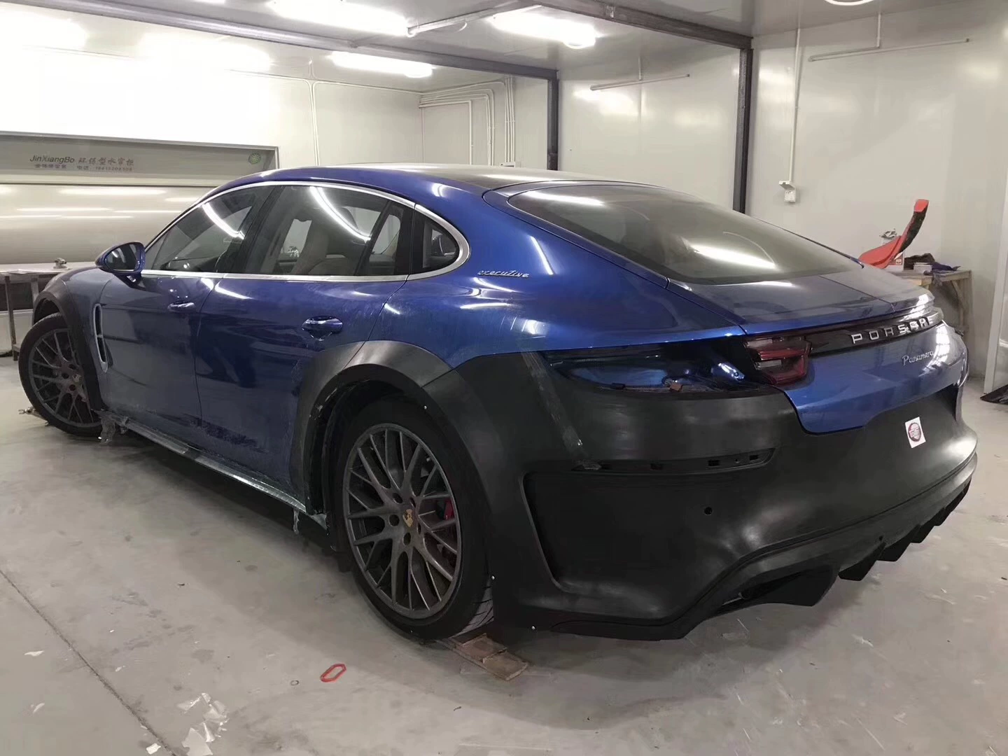 Panamera 971 модифицированный TeChart TECHART TECHART wide-боди большой окружающий хвостовой выхлоп