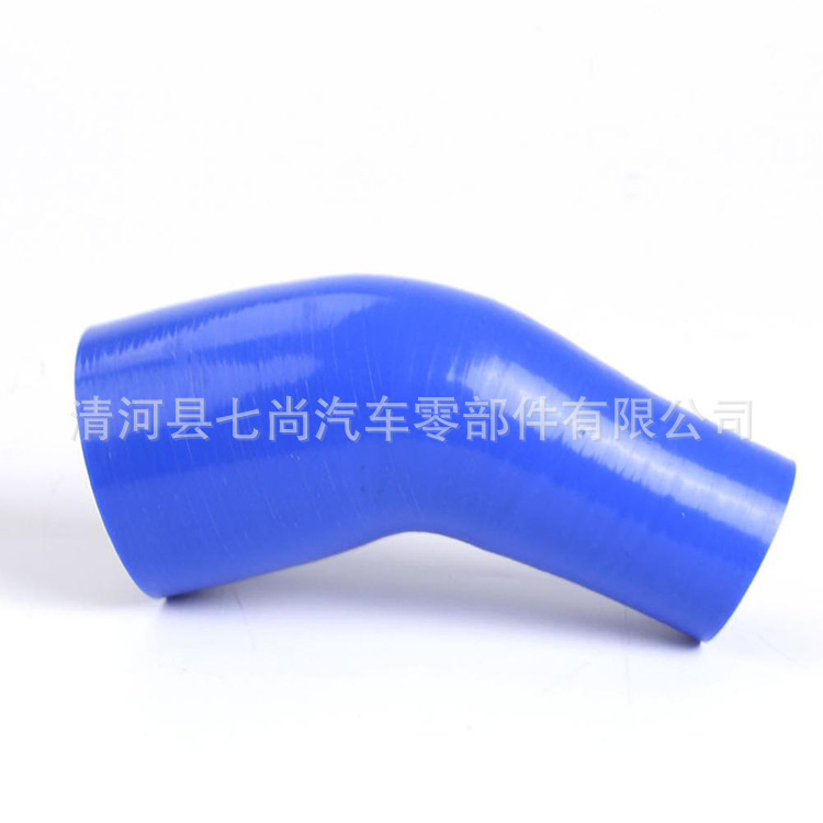 厂家直销硅胶45度变径硅胶管夹布管内径大转小38变32mm硅胶管