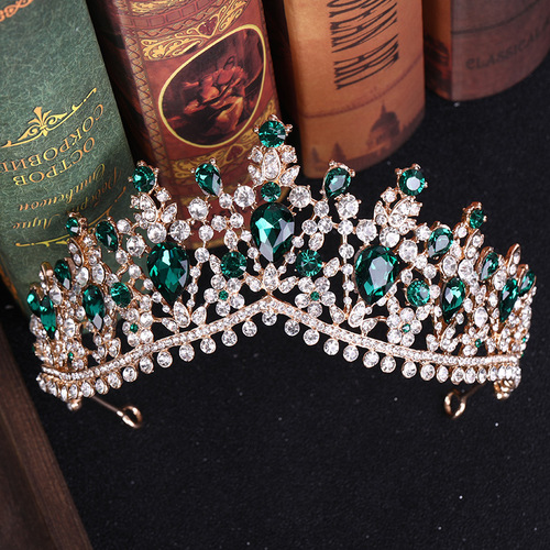 Hairpin hair clip hair accessories for women Crown Crystal Crown headband large Baroque crown lady headdress