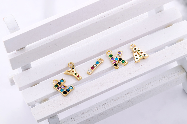 Fashion 26 English Alphabet Earrings display picture 4