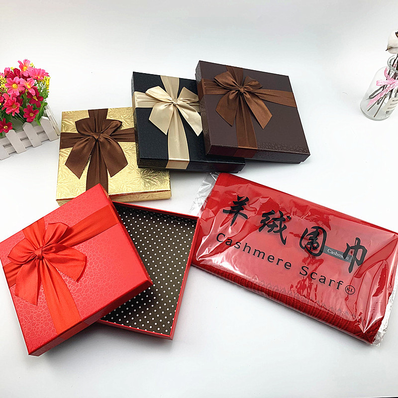新款丝巾高档包装盒礼品盒子包装盒丝绸围巾礼品盒天地盖盒子