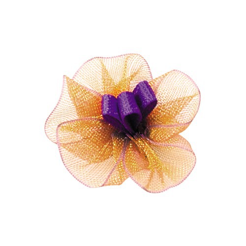 Yao Ming cinta flor decoración hecha a mano 2,2 cm ancho cinta flor accesorios de bricolaje regalo embalaje ropa interior ropa cinta pequeña flor