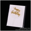 Acrylic Birthday Cake Account Flag Cake Plug -in Plug -in Plug -in Baking Decoration Swing Cake Decoration