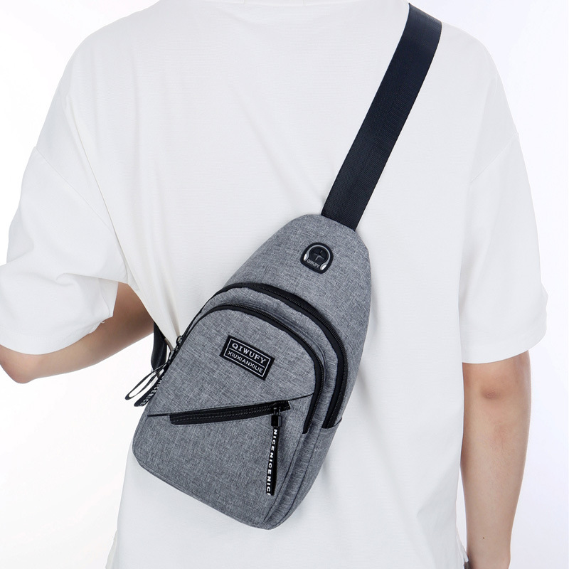 One piece of new men's chest bag messeng...