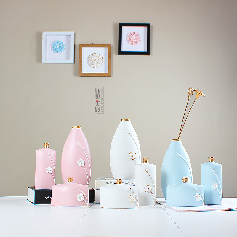Modern simplicity Nordic and American ceramic vase Slows home porch…