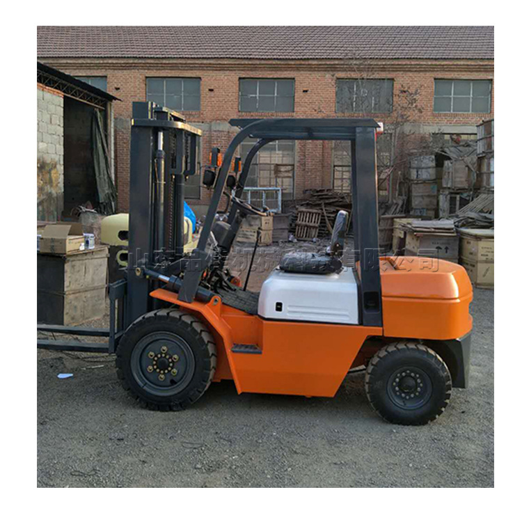 自产自销 可升降钢叉铲车 大型物件装卸搬运钢叉车 叉架起货机